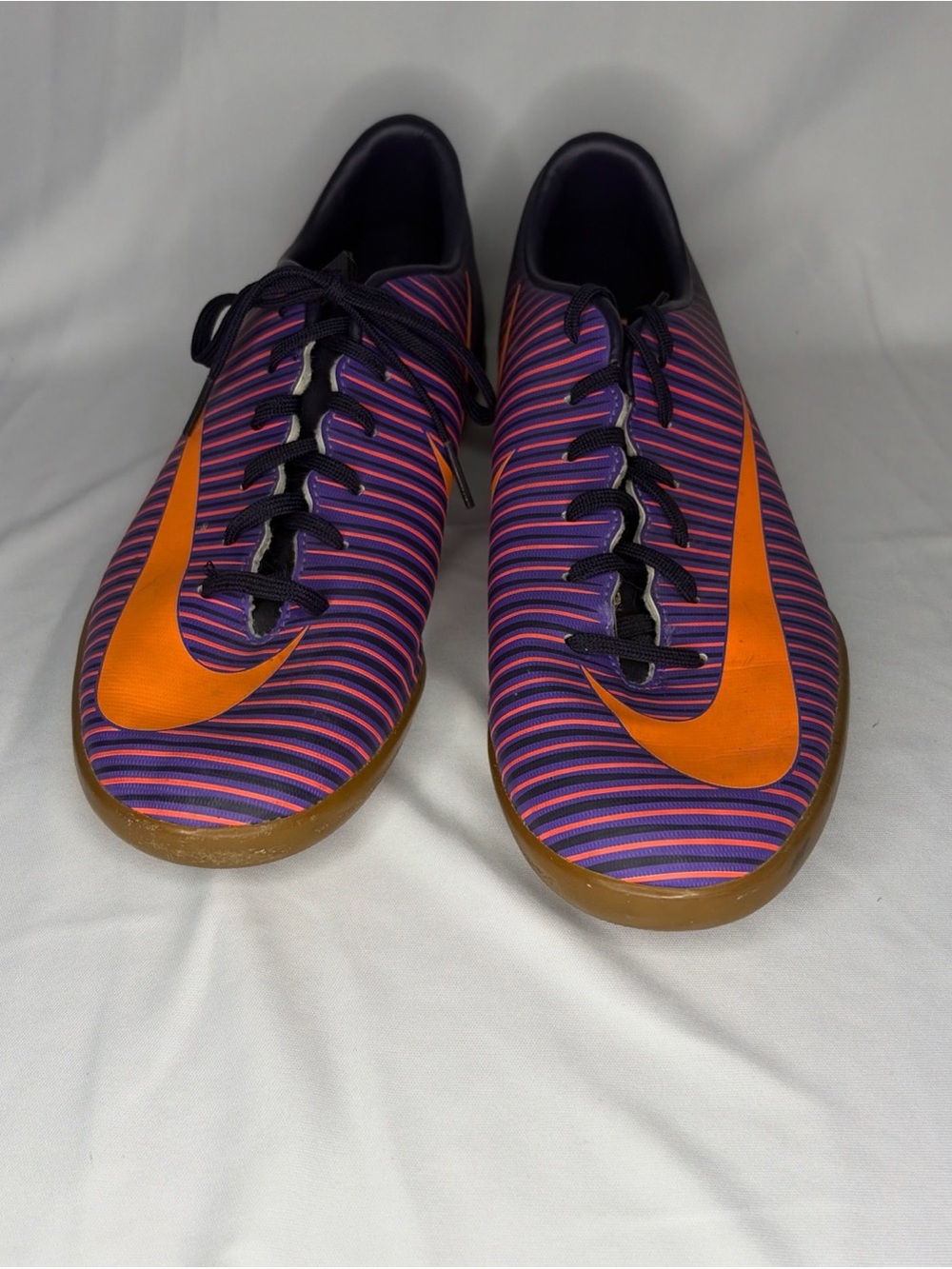 Nike Men’s Purple & Orange Mercurial Indoor Training Shoes